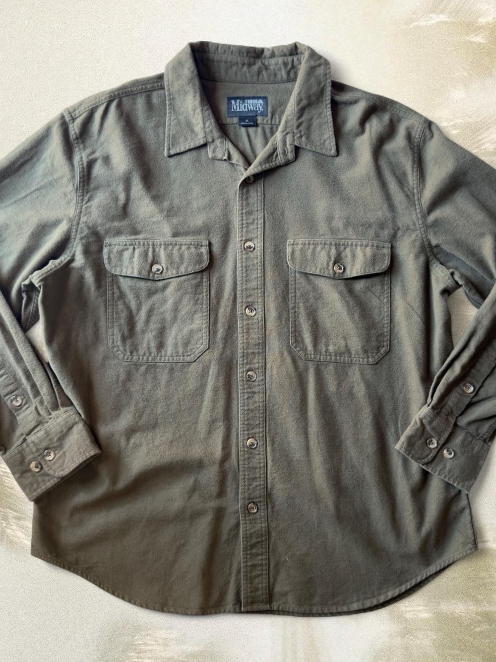 Midway USA Solid-Color Flannel Shirt